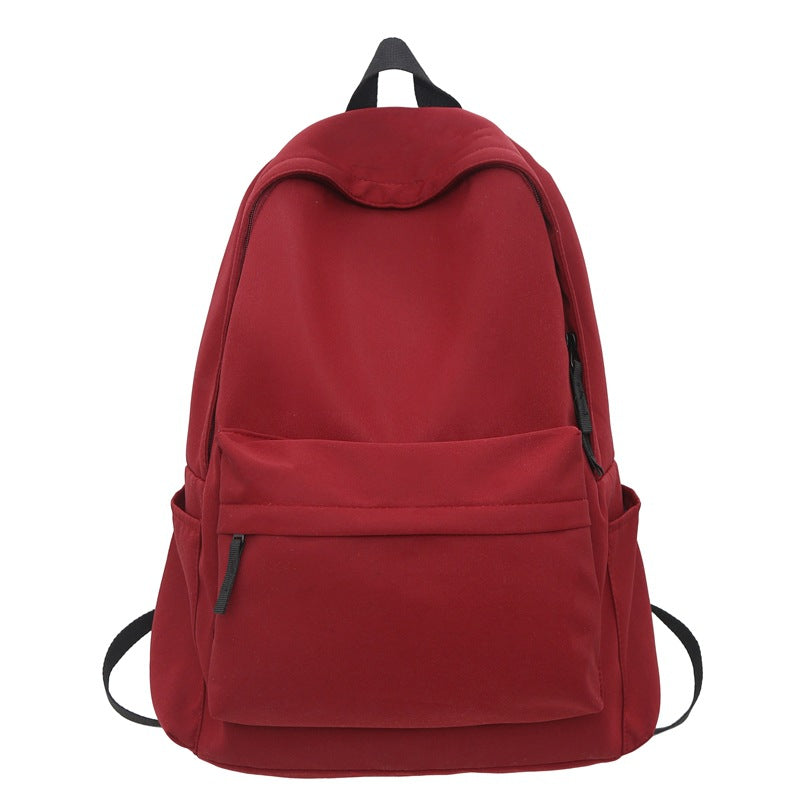 Large Capacity Solid Color Backpack
