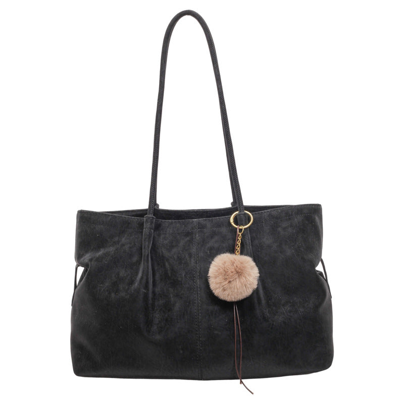 Soft PU Leather Carryall Tote Bag
