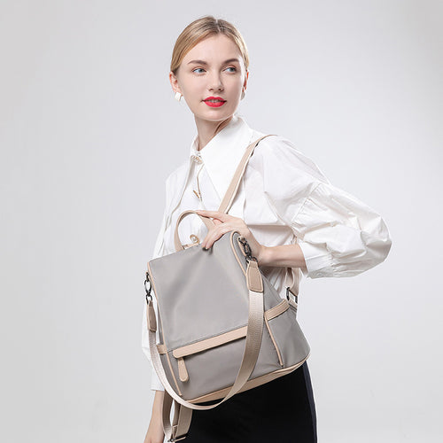 Anti-Theft Waterproof Convertible Nylon Travel Backpack Purse