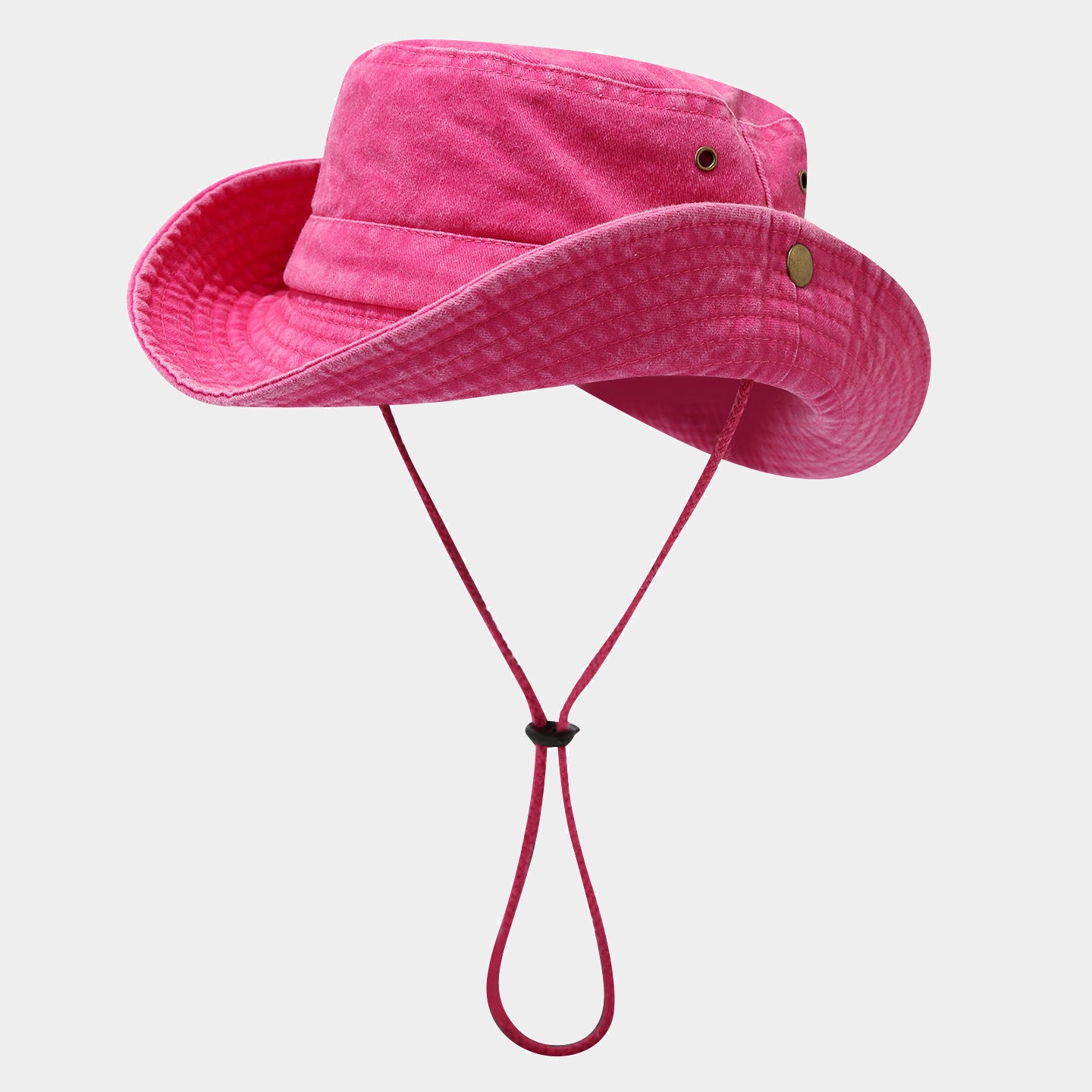 Spliced Large Brim Washed Fishing Hat