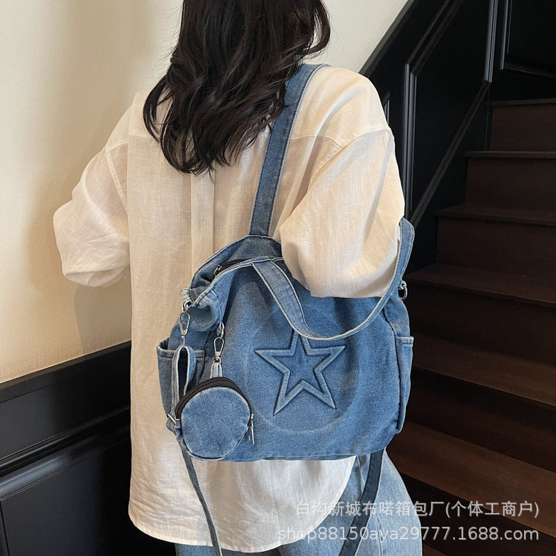 2026 Women Star Commuter Crossbody Tote Bag