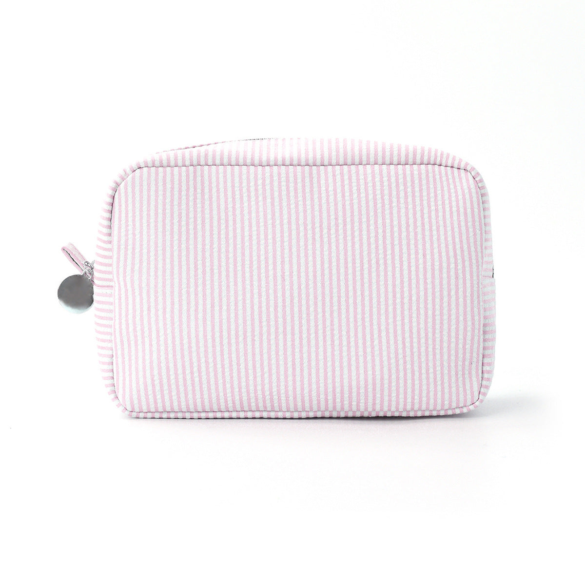 Cross-Border Seersucker Cosmetic Bag Indian Style Striped Portable Storage Bag Mississippi Popular Travel Storage Bag