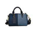 2026 Women Denim Patchwork Puffer Pillow Shoulder Bag