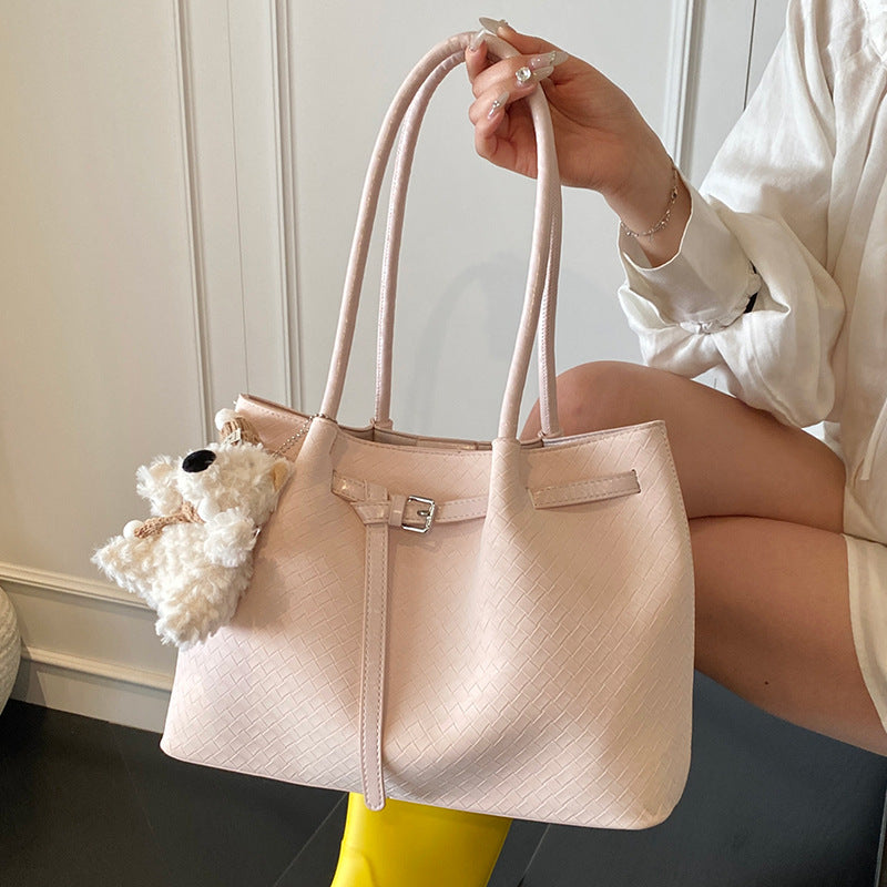 Spring Summer New Fashion Soft Minimalist Underarm Tote Commute Bag