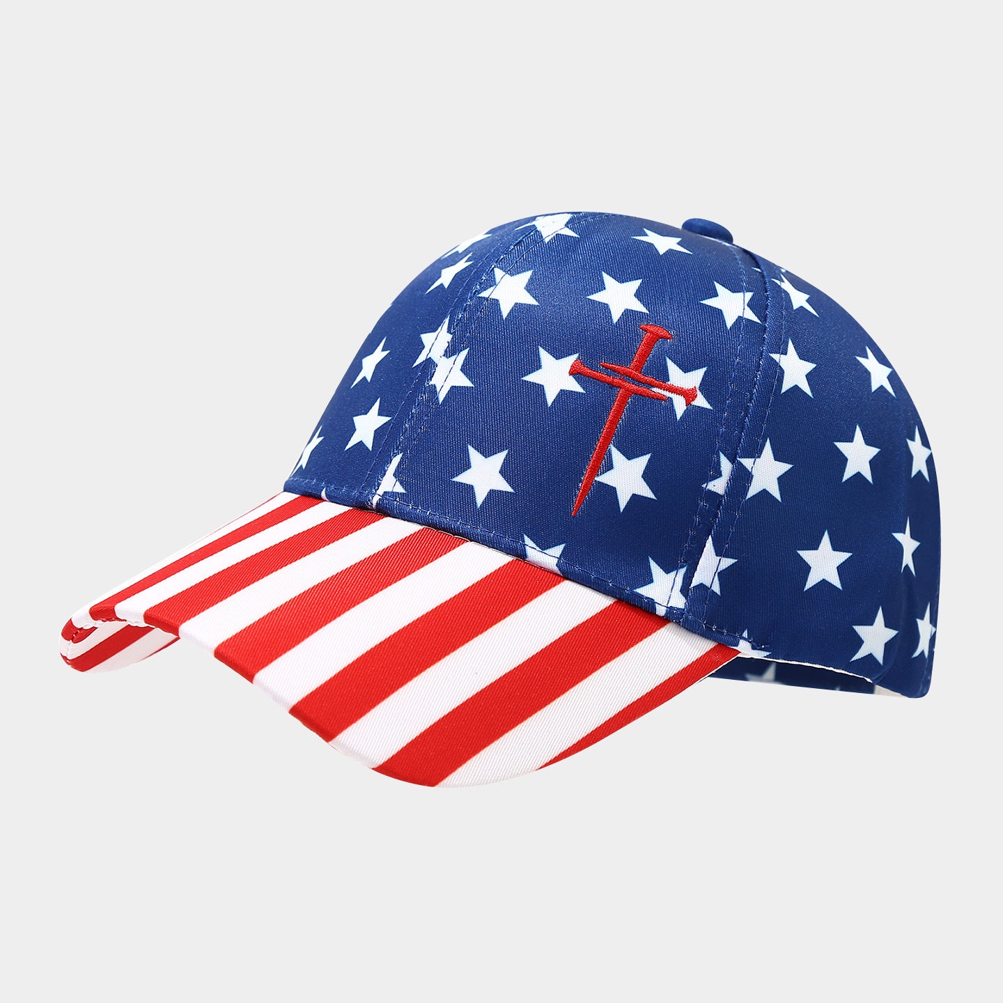 Independence Day Striped Star Baseball Cap