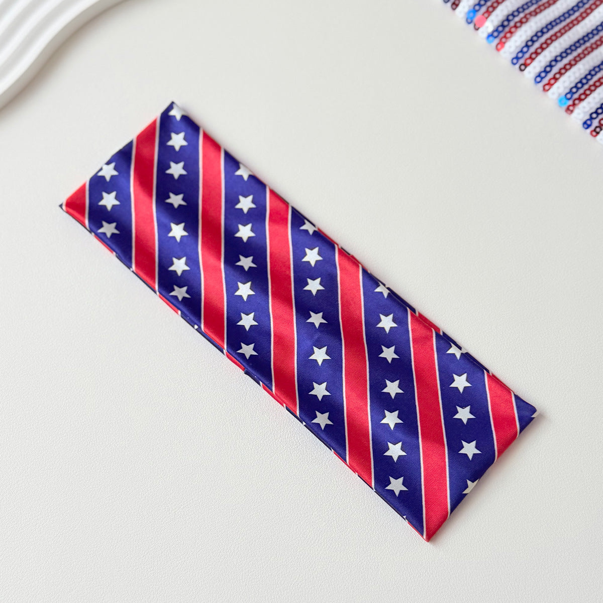 Independence Day Star Stripes High Elastic Sports Headband