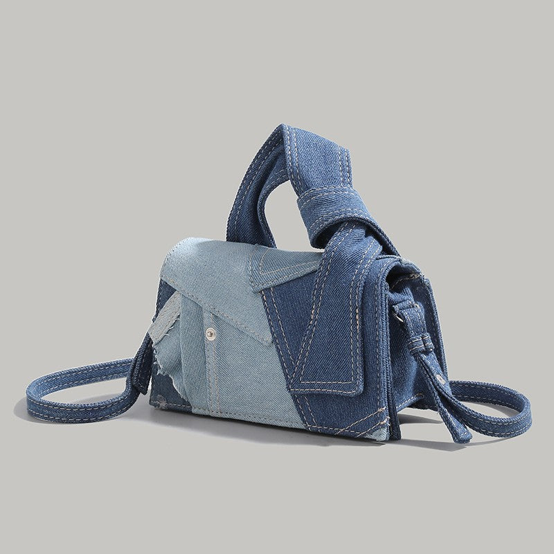 Women 2026 Simple Denim Small Square Bag, Versatile Fashion Crossbody Shoulder Bag
