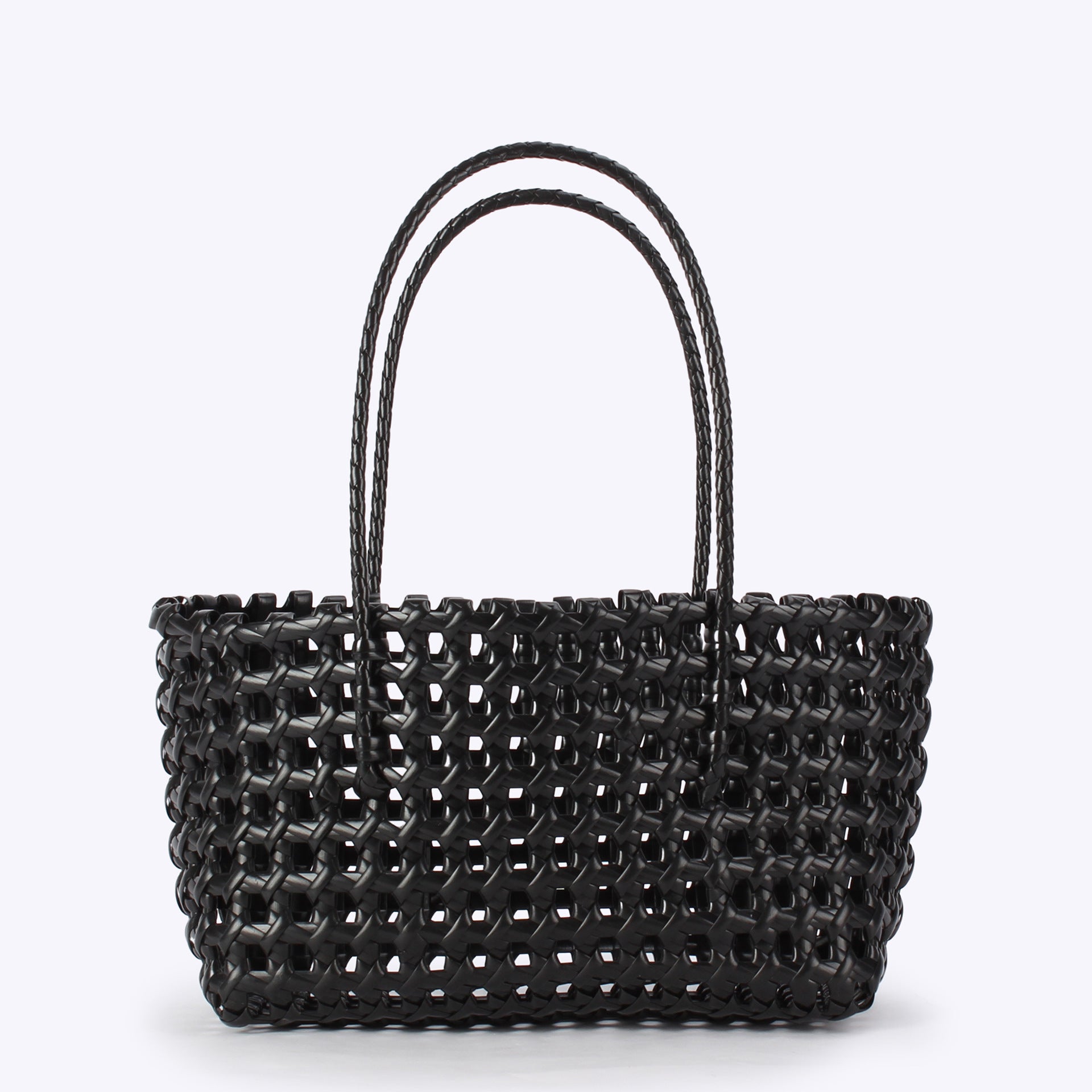 Women Hollow Woven Basket Bag, Casual Beach Vacation Shoulder Bag