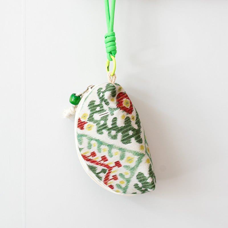 Women Ethnic Unique Lightweight Lipstick Sanitary Key Pouch