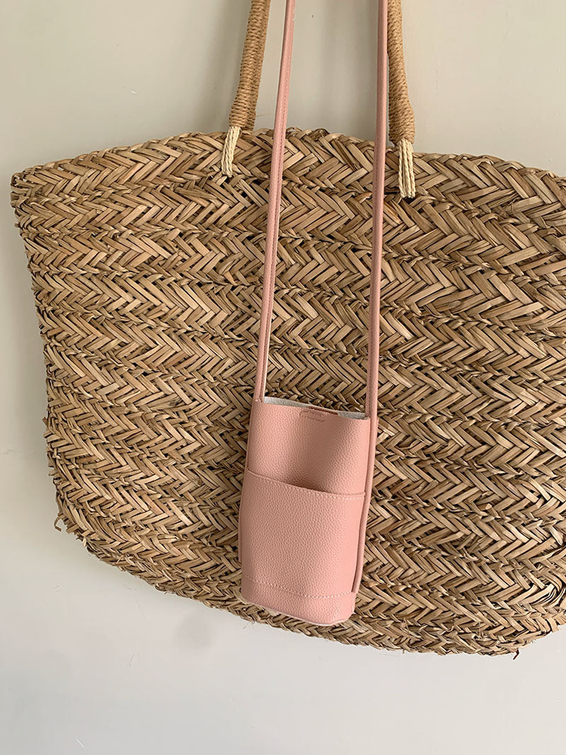 Soft Leather Mobile Phone Crossbody Mini Bag