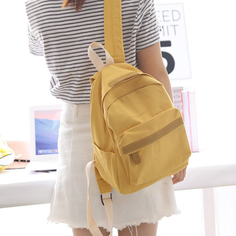 Women New Fashion Canvas School Fresh Mini Backpack