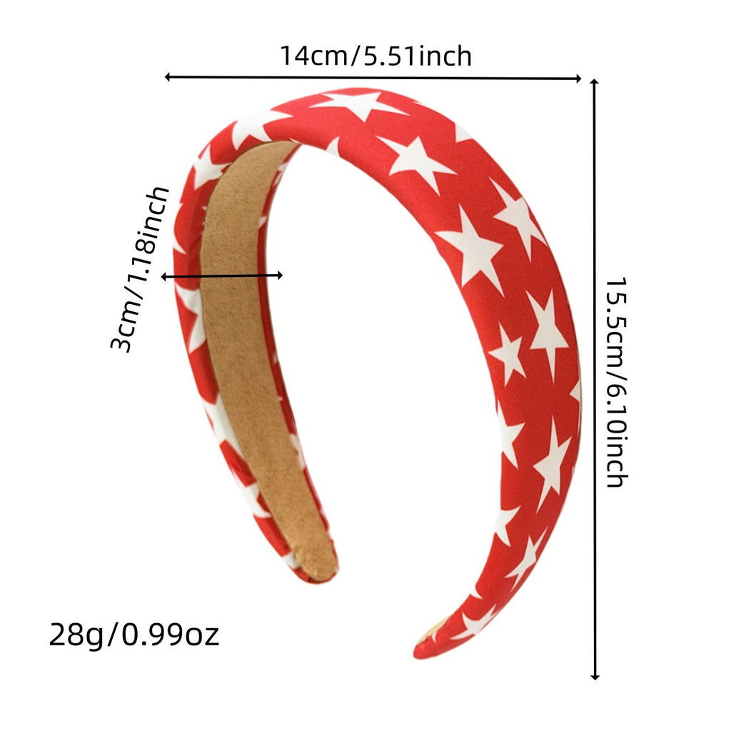 Independence Day Stars Stripes Sponge Headband