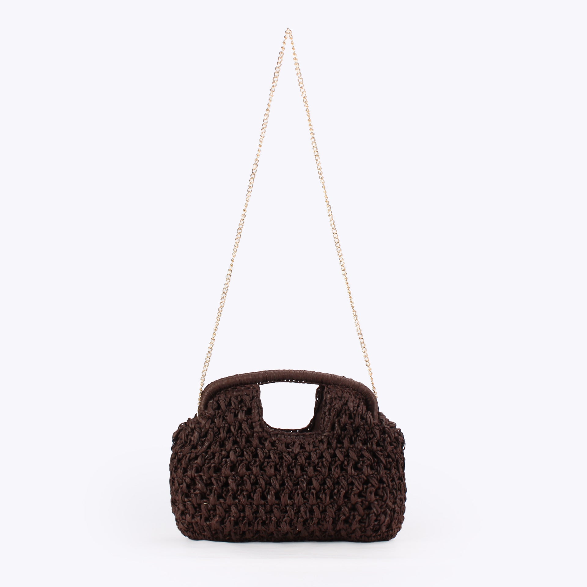 Women Simple Woven Bag, Casual Beach Vacation Shoulder Bag