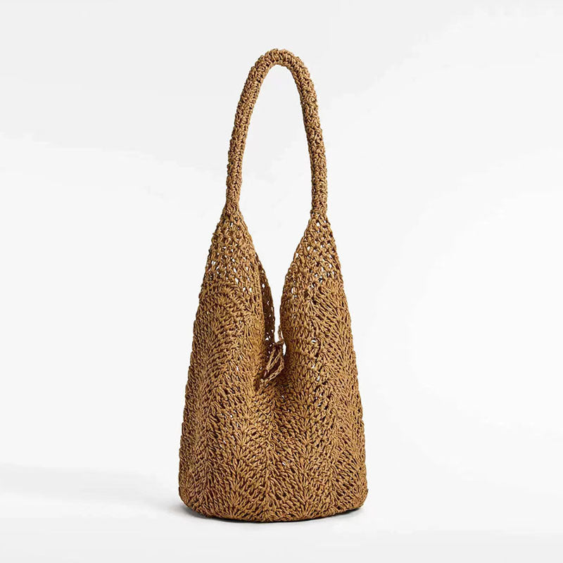 Resort Shoulder Straw Woven Beach Bag