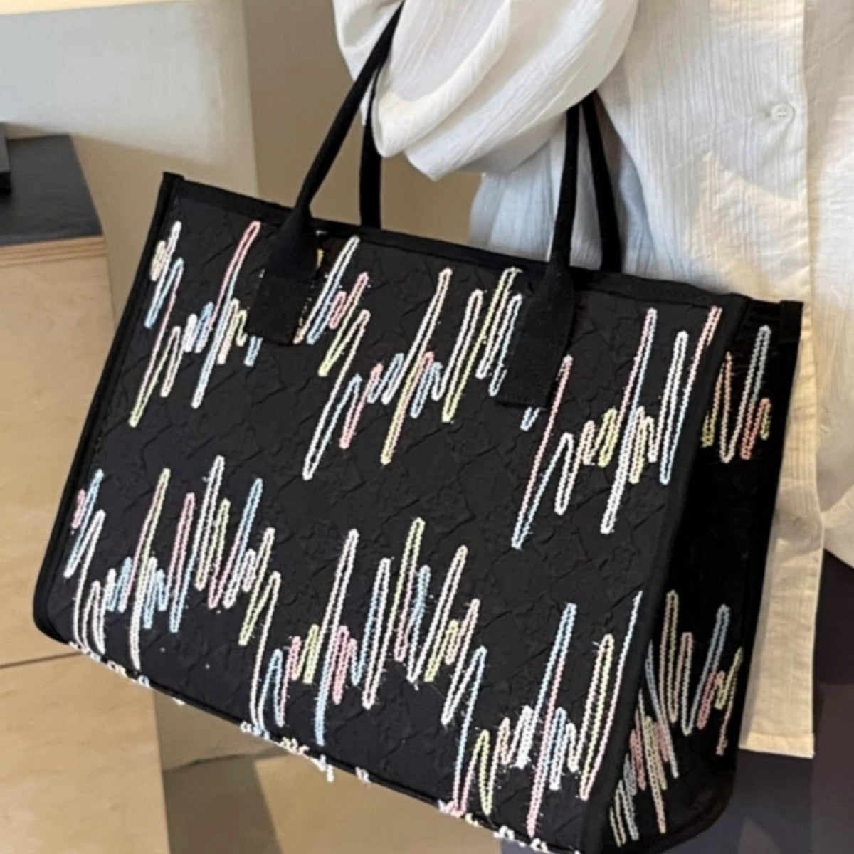 Women Large Capacity Commuter Shoulder Armpit Tote Bag