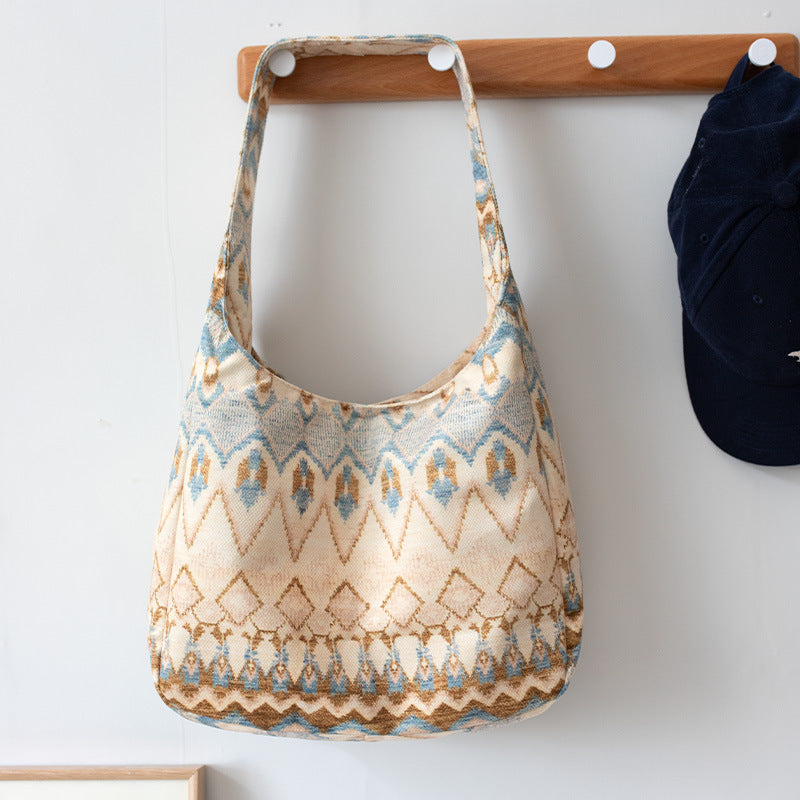 Women Ethnic Pattern Versatile Cultural Creative Cloth Bag