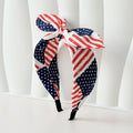 Independence Day Stars Stripes Bow Headband