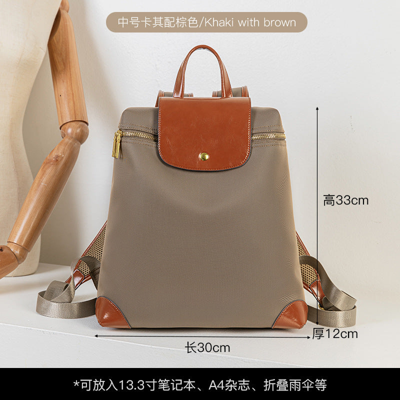 Bags Women'S Large Capacity Wear-Resistant And Dirty-Resistant Backpack Women'S Folding Lightweight Casual Backpack Waterproof Travel Bag School Bag