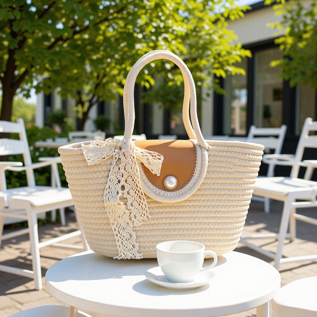New Straw Woven Bag, Woven Holiday Backpack, Fashionable And Versatile One-Shoulder Large-Capacity Tote Travel Beach Bucket Bag