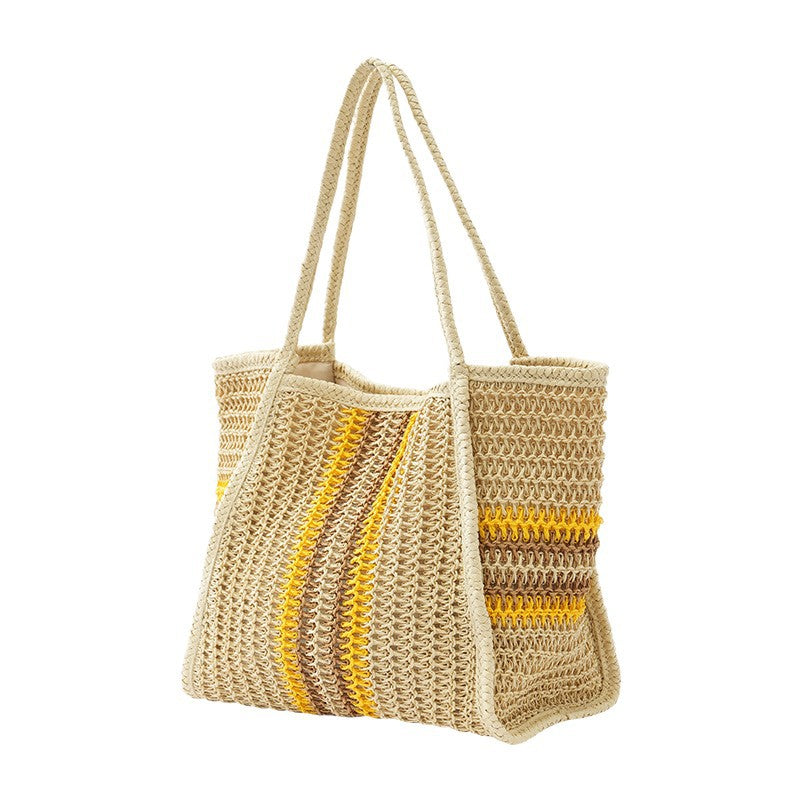 Women's Large Capacity Woven Beach Tote Bag