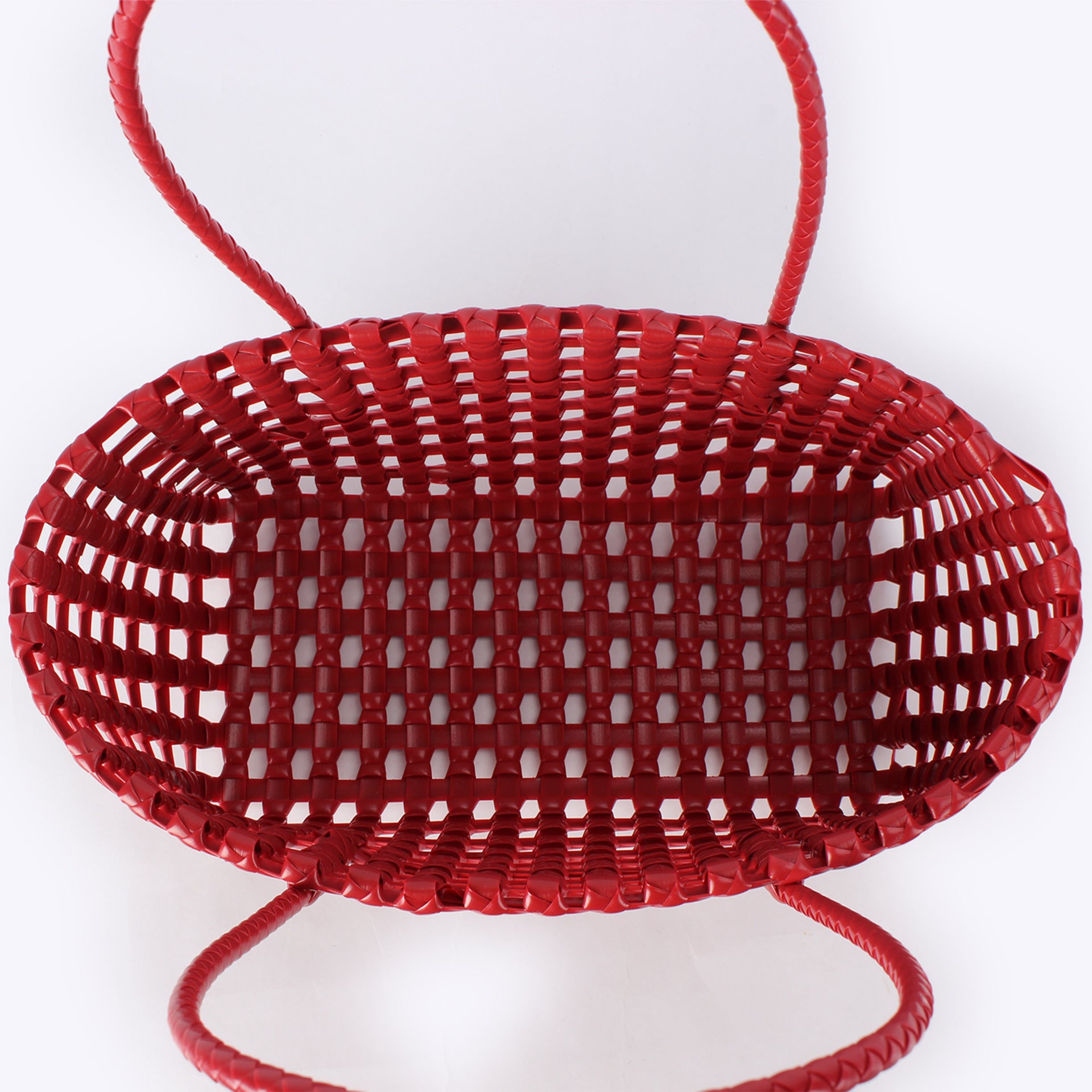 Women Hollow Woven Basket Bag, Casual Beach Vacation Shoulder Bag
