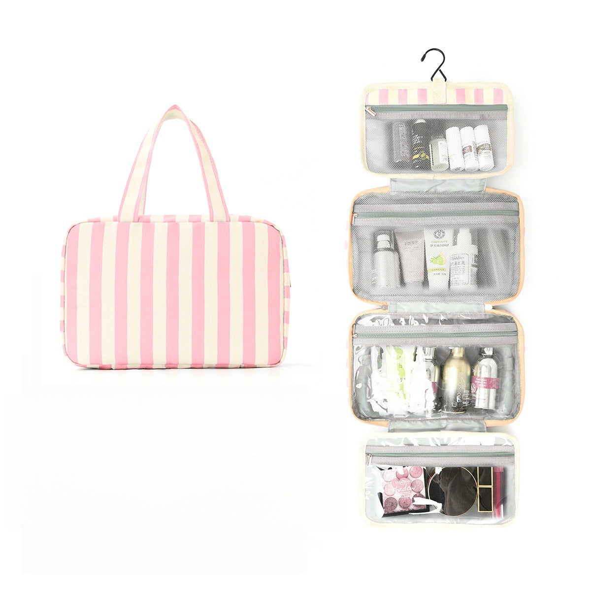 Four-Fold Dry-Wet Separation Travel Toiletry Bag
