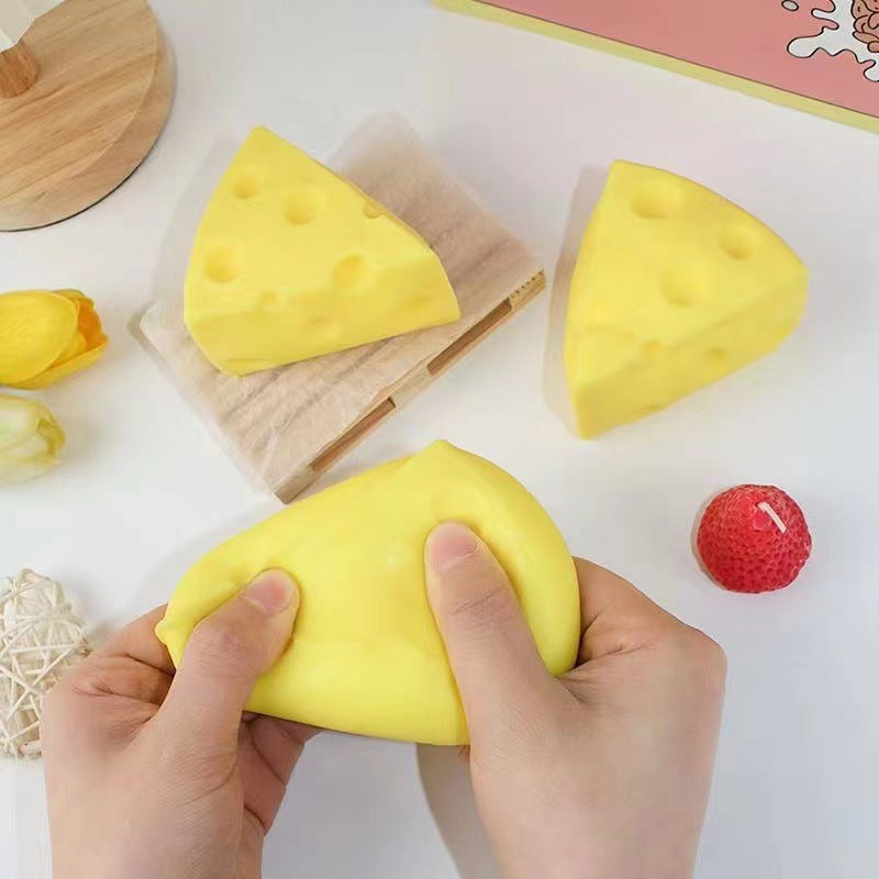 Creative Decompression Toy Simulation Cheese Pinch Music Class Vent Decompression Artifact Slow Rebound Children'S Gift Gift