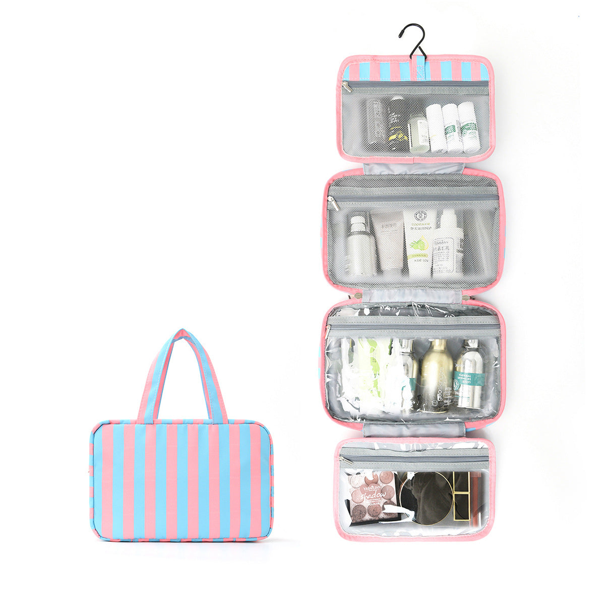 Four-Fold Dry-Wet Separation Travel Toiletry Bag