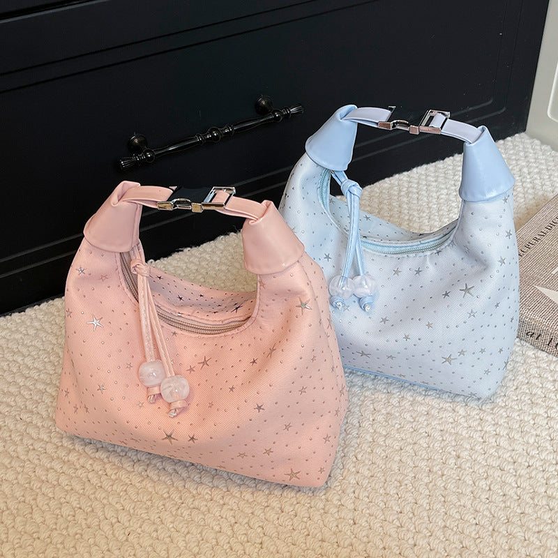 Star Bucket Bag Simple Crossbody Commuter Handbag