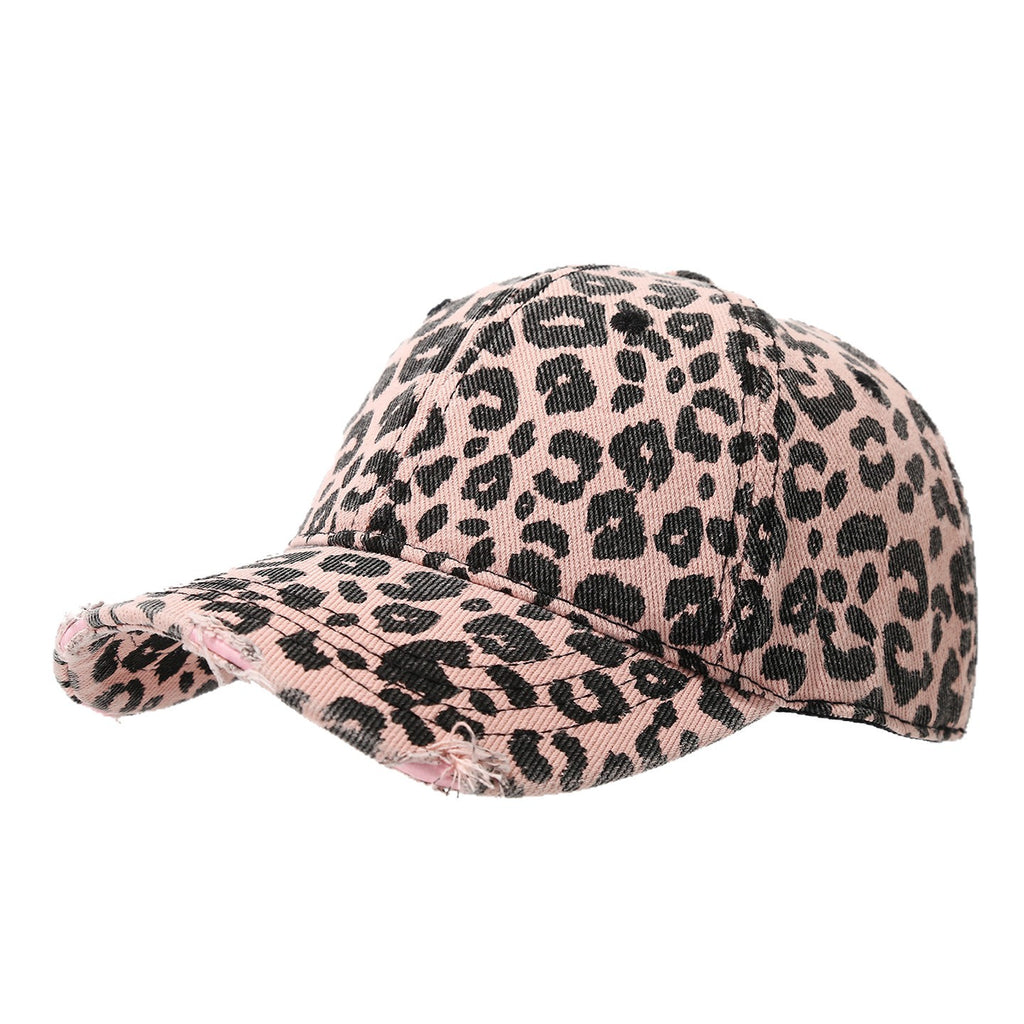 Retro Leopard Print Baseball Cap