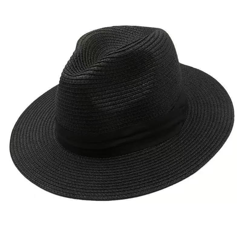 Unisex Summer Wide Brim Sun Protection Panama Beach Hat