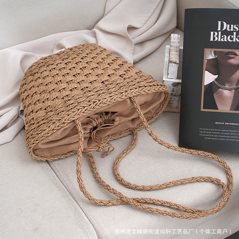 2026 Retro European Style Bucket Shoulder Bag