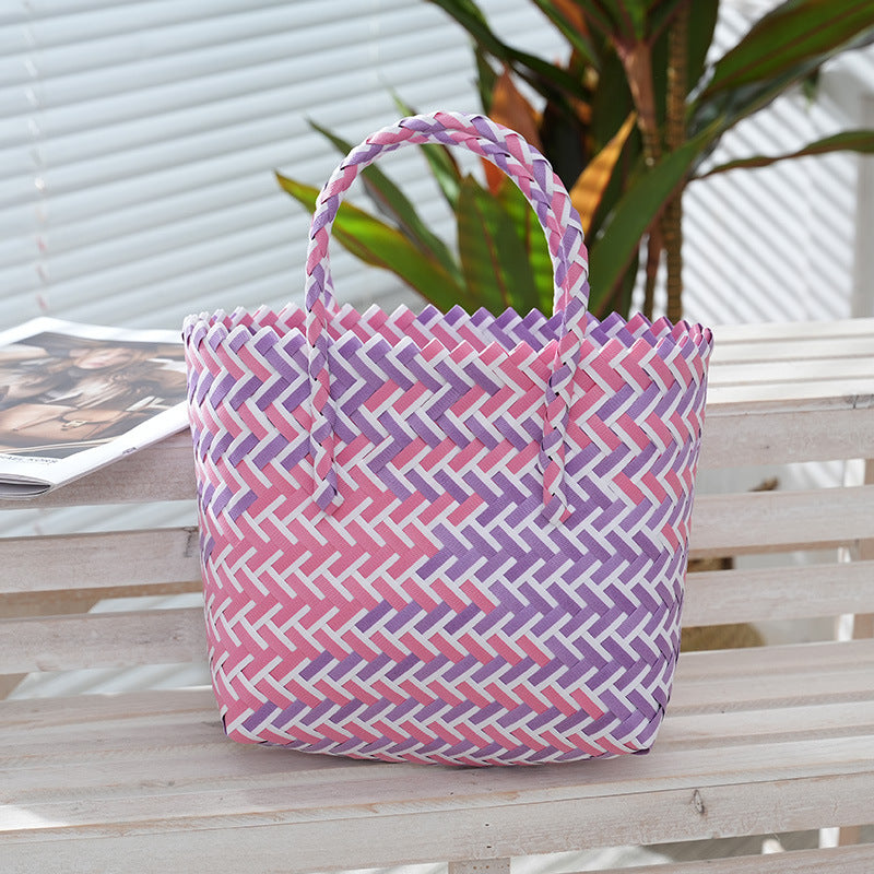 Handmade Plastic Woven Small Wedding Candy Bag