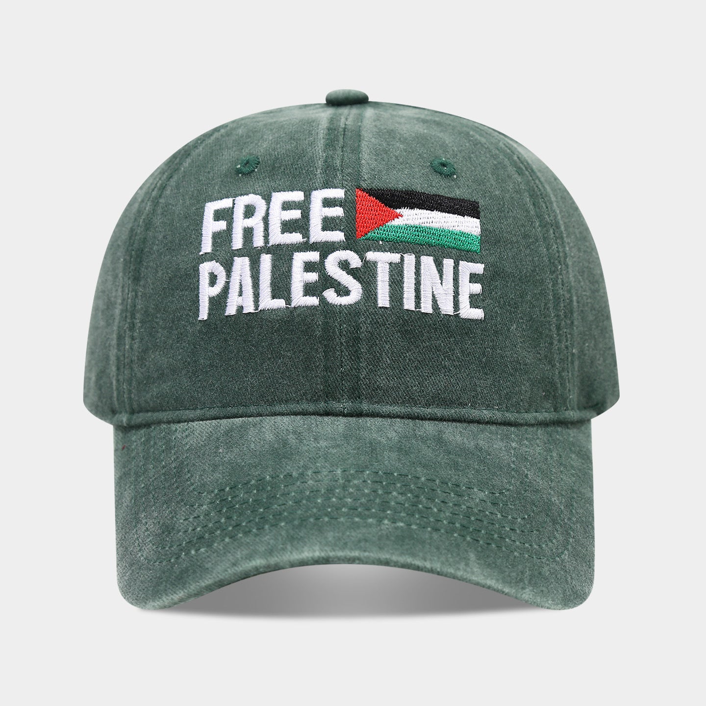 World Cup Flag Embroidered Black Baseball Cap