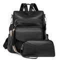 Cross-Border Shopping For New Winter European And American Retro Fashion Women'S Backpacks Large Capacity Double Color Tassel Backpack Wholesale