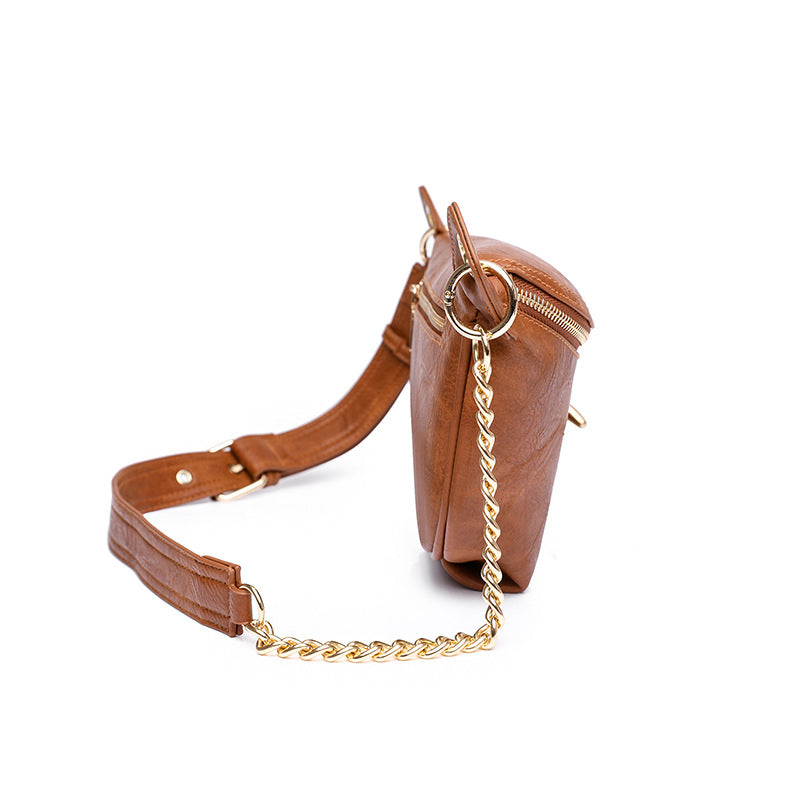 Women Retro Chest Fanny Bag, Fashion Casual Crossbody Bag