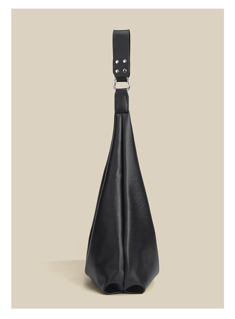 Studded Slouchy Hobo Everyday Tote Shoulder Bag