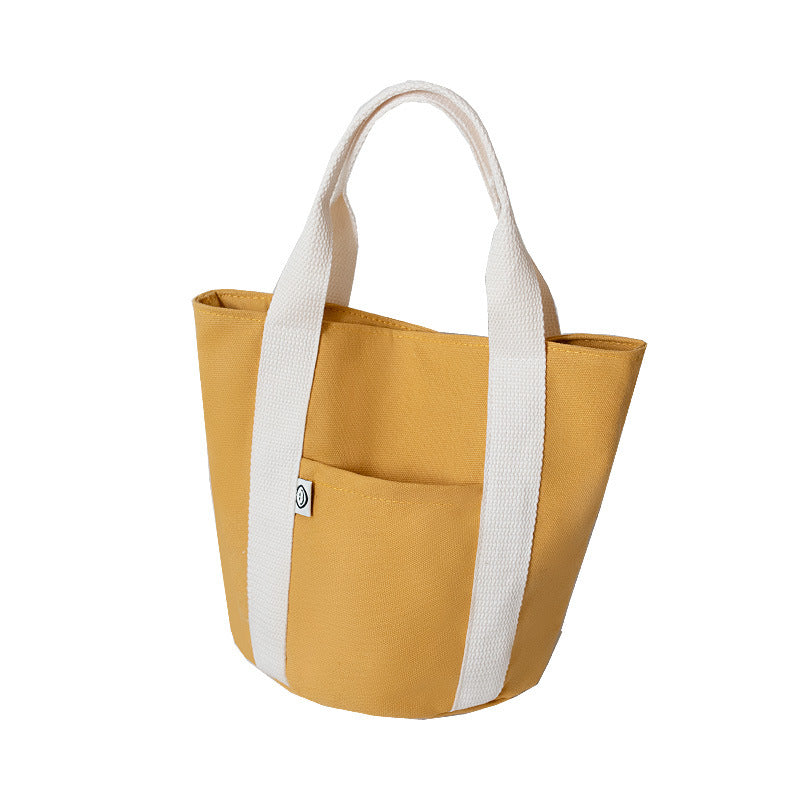 Women New Korean Style Canvas Lunch Tote Handbag