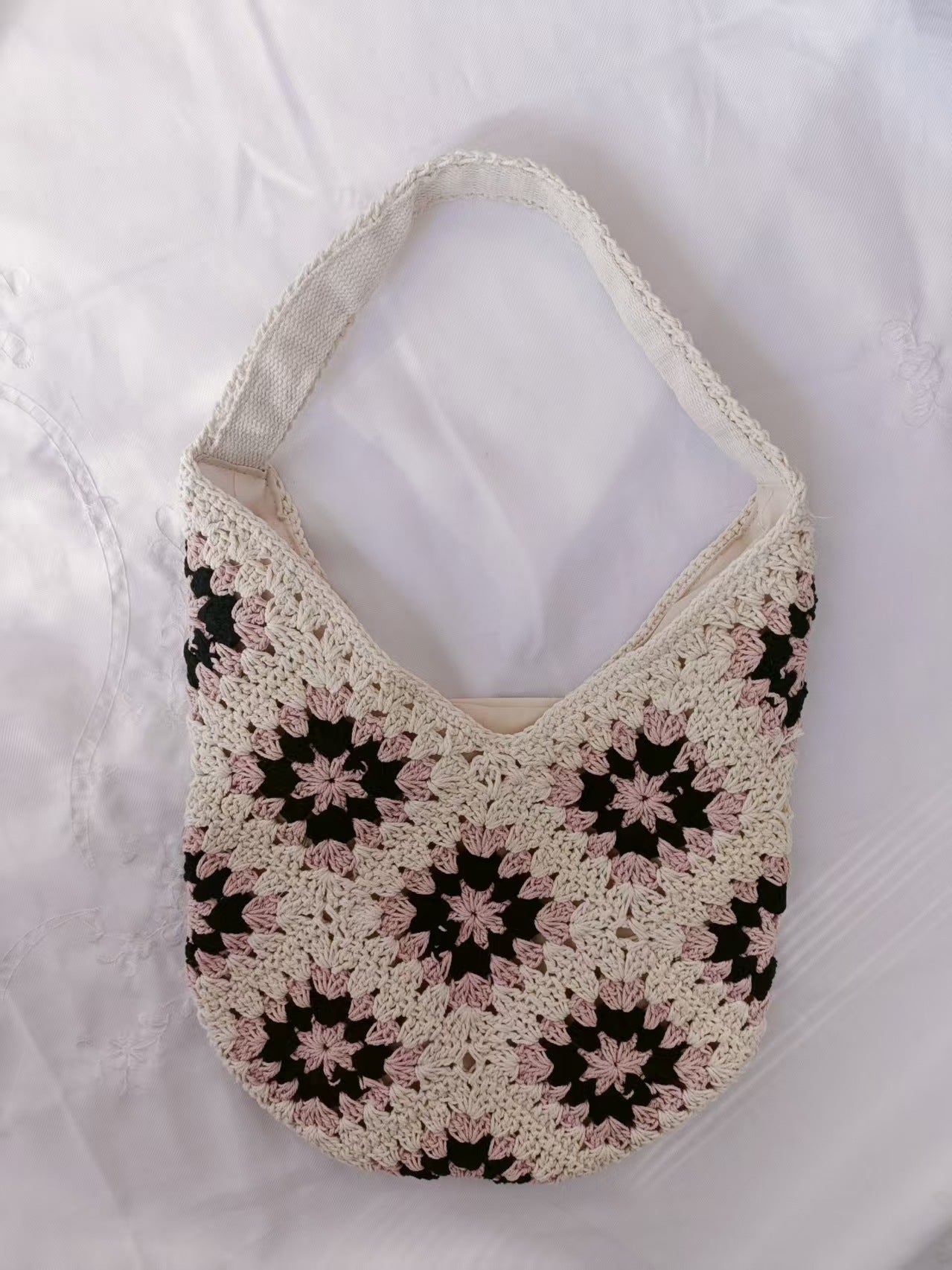Women Lightweight Large Capacity Casual Woven Bag
