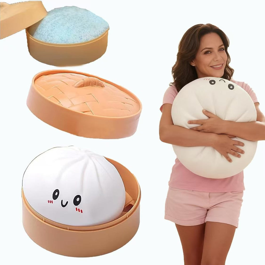 Soft Squeeze Steamed Bun Squishy Stress Relief Toy