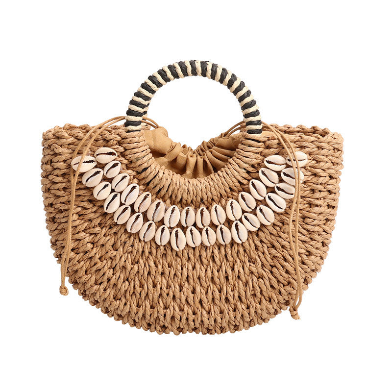 Women Vacation Casual Stylish Straw New Spring Beach Handbag