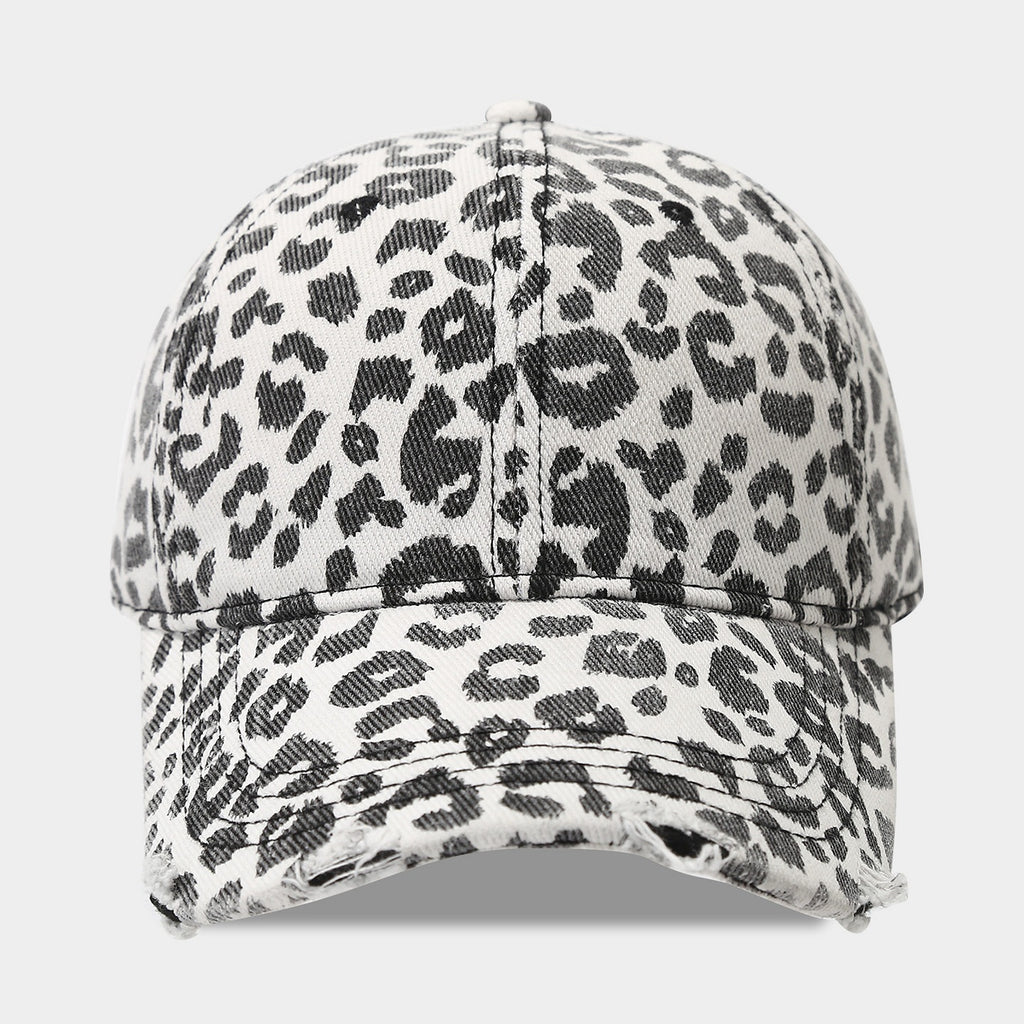 Retro Leopard Print Baseball Cap