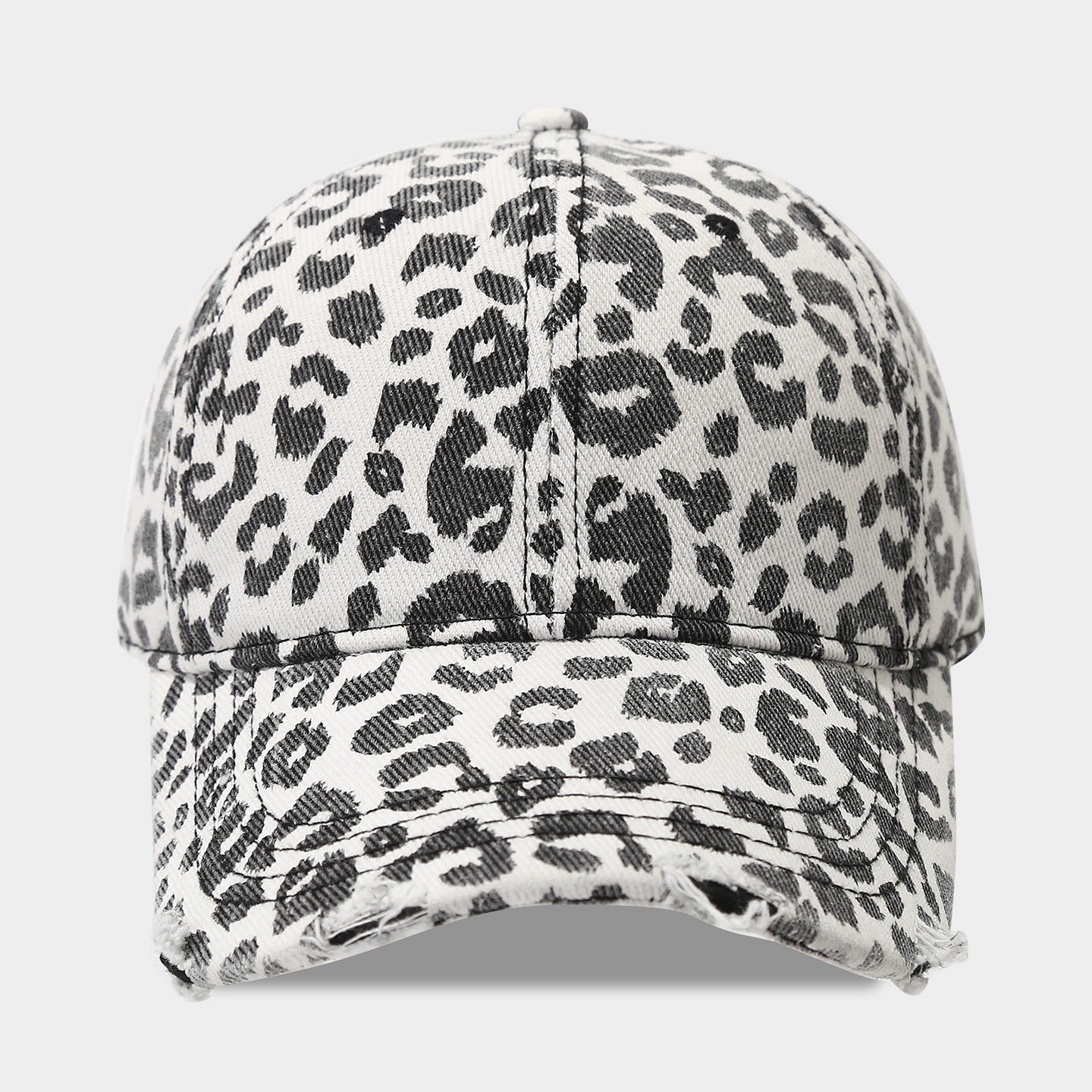 Retro Leopard Print Baseball Cap