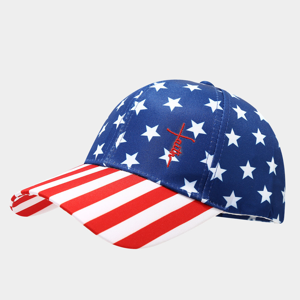 Independence Day Striped Star Baseball Cap