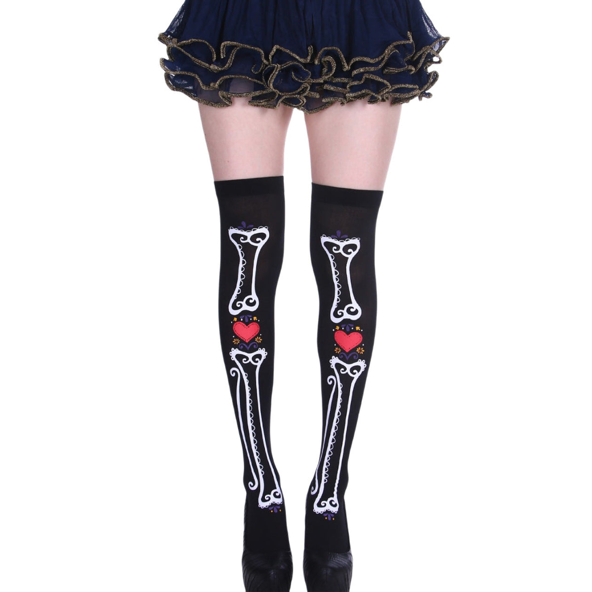 Christmas Halloween Party Knee high Socks Cosplay Apparel Accessories