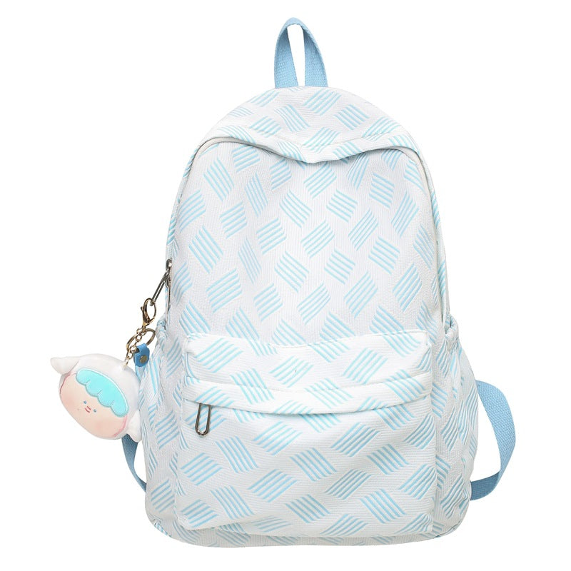 Women Dopamine Large Capacity Backpack, Simple Student School Bag