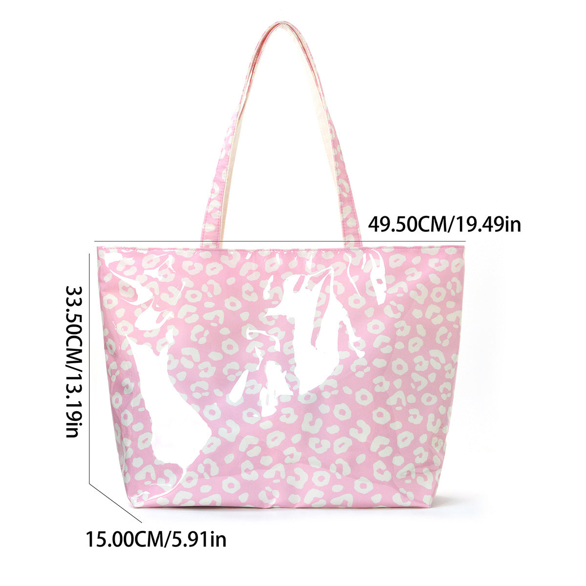 Leopard Print Large Capacity Tote Bag