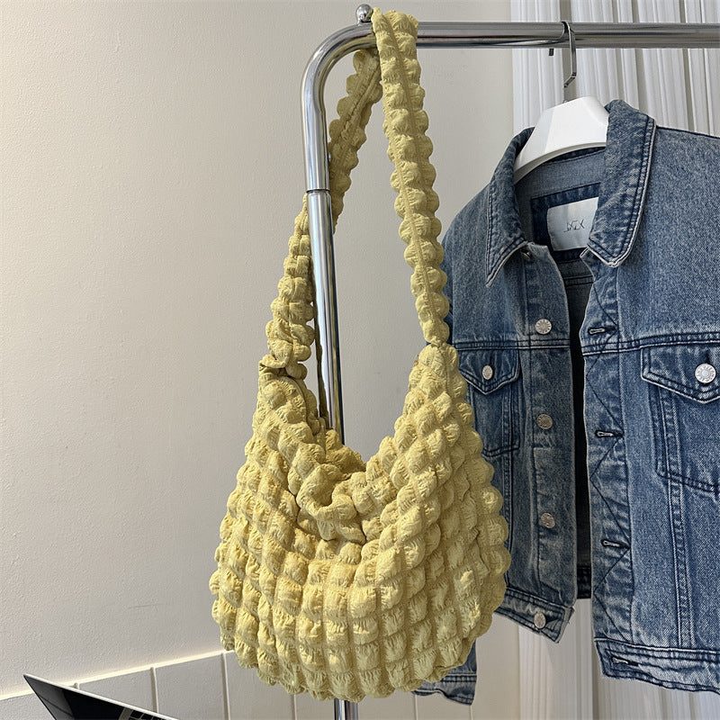 Bubble Flower Large Capacity Crossbody Bag