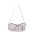 Vintage Buckle Shoulder Bag with Star Charm