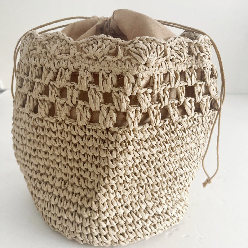 Women Resort Style Straw Woven Bag, Large Capacity Fashion Underarm Shoulder Bag